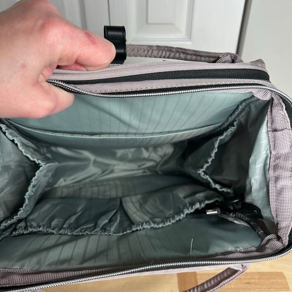 Empsign Diaper Bag Backpack Portable Bassinet Changing Station Waterproof USB - Picture 3 of 10